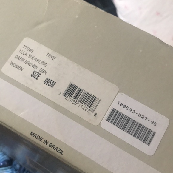 NEW Frye Ella Shearling sheepskin fold over boot - Picture 7 of 7